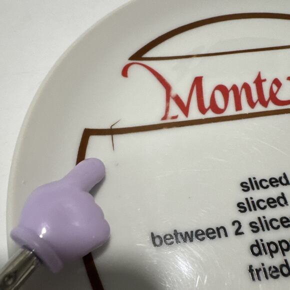 Taste Setter Sandwich Recipe Plates Graphic Gourmet 1970s by SIGMA Made in Japan - Picture 11 of 16